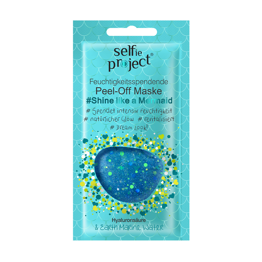 Маска для обличчя Selfie Project Moisturizing Peel-Off Mask Shine Like A Mermaid, 12 мл